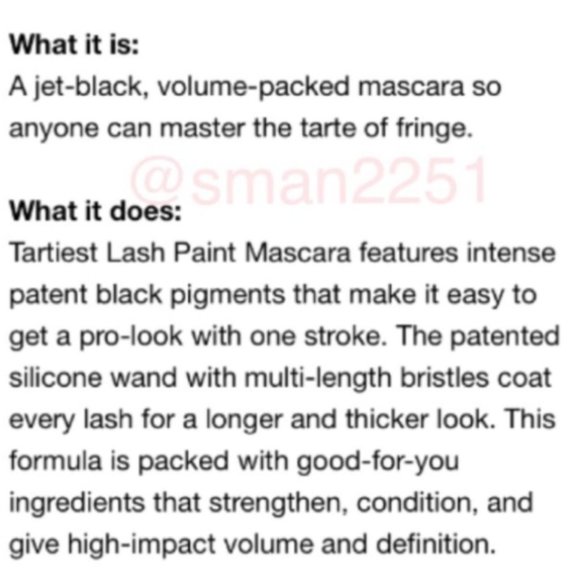 2️⃣/$19!💖Tarte Tartiest Lash Paint Mascara NEW! - Picture 5 of 12